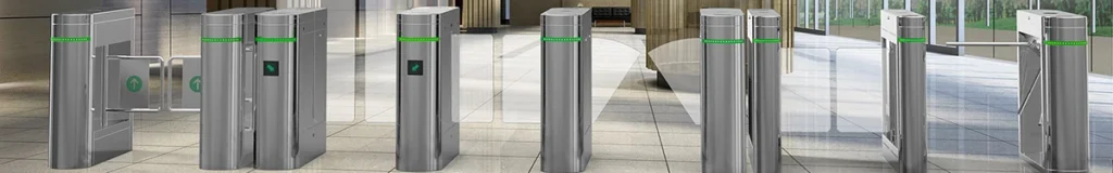 FENDROX heavy-duty tripod turnstile gate with stainless steel housing for industrial access control